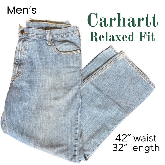 Carhartt Relaxed Fit 42 x 32 Men’s Jeans - Picture 1 of 8